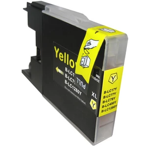 Brother LC-1240 / LC-1280 žltá (yellow) kompatibilná cartridge