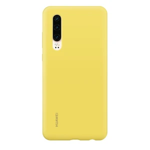 Eredeti tok Silicone Case Huawei P30, Yellow