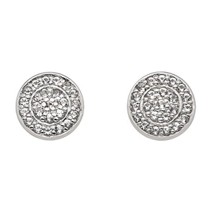 Hot Diamonds Stříbrné náušnice s topazy Flora DE582