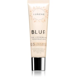 Lumene Blur 16h Longwear Foundation dlhotrvajúci make-up SPF 15 odtieň 0,5 Fair Nude