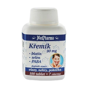 MedPharma KREMÍK 30mg+Biotín+Selén+PABA