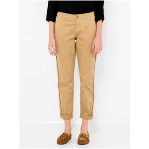Brown shortened trousers CAMAIEU - Women