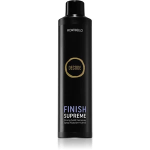 Montibello Decode Finish Supreme Spray lak na vlasy se silnou fixací odolný vzdušné vlhkosti 400 ml