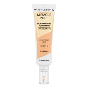 Max Factor Miracle Pure Skin dlhotrvajúci make-up SPF 30 odtieň 70 Warm Sand 30 ml