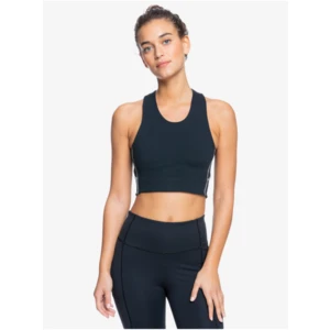 Dark Grey Women's Sports Bra Roxy Golden Hrs - Women