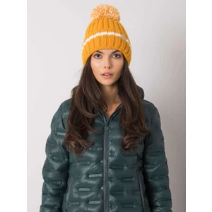 Ladies' dark yellow insulated hat