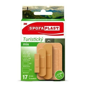 Spofaplast 3M Turistický Mix 17 ks