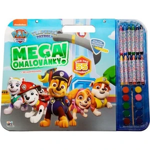 JIRI MODELS Mega omalovánkový set Paw Patrol s voskovkami a barvičkami