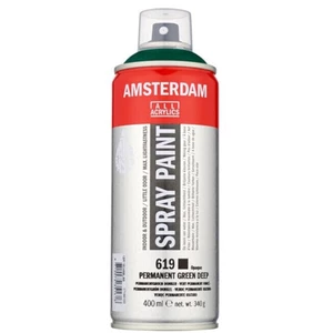 Amsterdam Spray Paint 400 ml 619 Permanent Green Deep