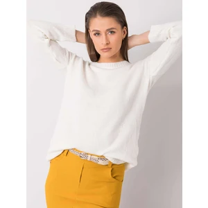 RUE PARIS Ecru knitted sweater