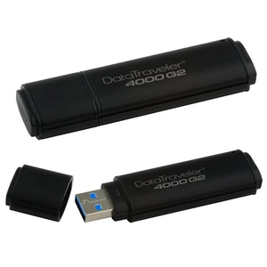 Kingston DT4000 G2 FIPS 140-2, Level 3 USB kulcs, 64 GB, Olvasási sebesség: 250 MB/s írási sebesség: 85 MB/s