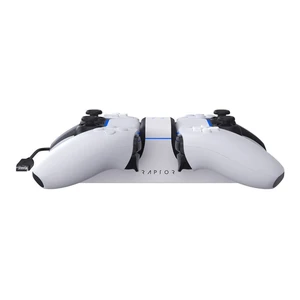 Raptor Gaming CS200 Dual Charging Station for PS5, white RG-CS200