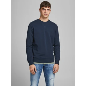 Dark Blue Basic Sweatshirt Jack & Jones - Men