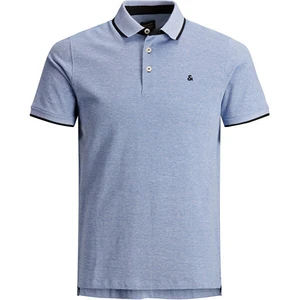 Jack&Jones Pánske polo triko JJEPAULOS Slim Fit Bright Cobalt XL