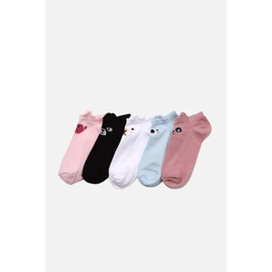 Trendyol 5 Pack Animal Patterned Socks