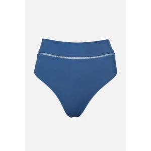 Trendyol Dark Blue Mesh Detailed Bikini Bottoms