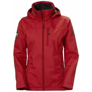 Helly Hansen W Crew Hooded Jacket Red XS