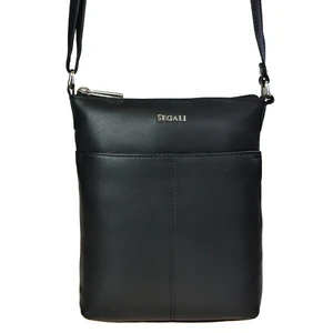 SEGALI Dámská kožená crossbody kabelka 7001 Black