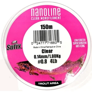 Sufix vlasec nanoline číry - 100 m 0,10 mm 0,91 kg