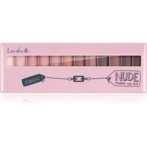 Lovely Nude Make Up Kit Classic paletka očních stínů