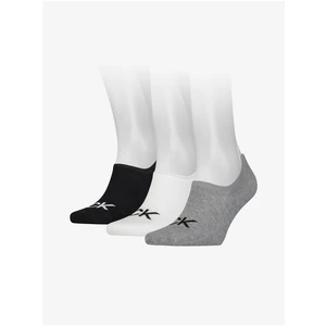 Calvin Klein Set of three pairs of men's socks in black, white and gray Calvin - Men