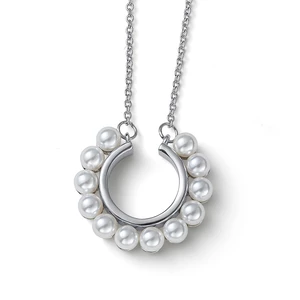 Oliver Weber Krásny náhrdelník so syntetickými perlami River 12248