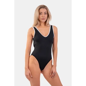 NEBBIA All Black French Style Swimsuit