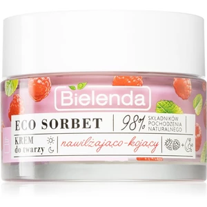 Bielenda Eco Sorbet Raspberry hydratační a zklidňující krém na obličej 50 ml