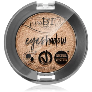 puroBIO Cosmetics Compact Eyeshadows oční stíny odstín 01 Champagne 2,5 g