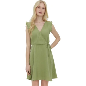 Vero Moda Dámské šaty VMNATALI 10263273 Sage XS