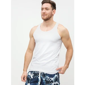 White Basic Tank Top Jack & Jones - Men