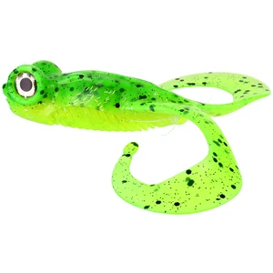 Gunki gumová nástraha bull frog 13 cm 34,3 g lime chart pepper