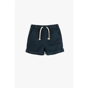 Koton Boys' Tie Waist Pockets Baby Shorts 3smb40061tw