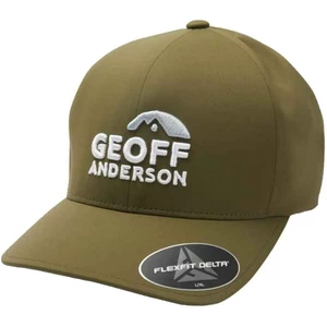 Geoff anderson kšiltovka flexfit delta zelená 3d logo - l/xl
