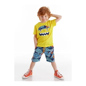 Denokids Hawaiian Pirate Boys Shorts Set