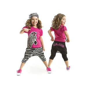 Denokids Zebra Fashion Baggy Set