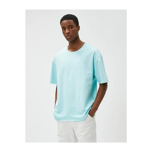 Koton Basic Oversize T-Shirt Crew Neck Half Sleeves