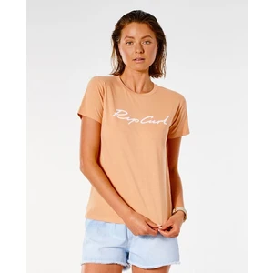 T-Shirt Rip Curl SCRIPT STANDARD TEE Dusty Coral