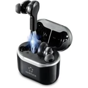 Bluetooth® cestovní stereo sluchátka s mikrofonem Renkforce RF-NCE-500 RF-4599066, černá