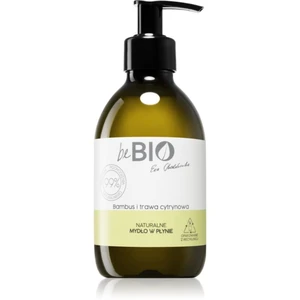 beBIO Bamboo & Lemongrass přírodní tekuté mýdlo na ruce 300 ml