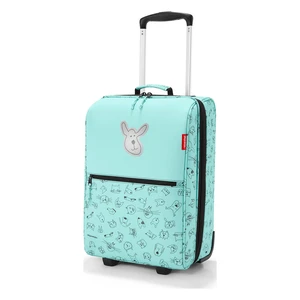 Reisenthel Dětský kufr na kolečkách XS Kids Cats and dogs mint 12 l