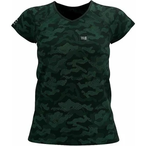 Compressport Training T-Shirt Camo Premium Silver Pine S