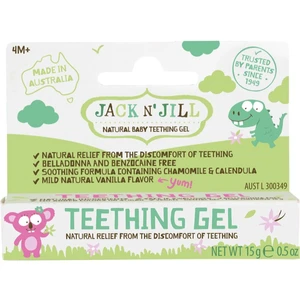 Jack N’ Jill Teething Gel upokojujúci gél na rast zúbkov 4m+ 15 g