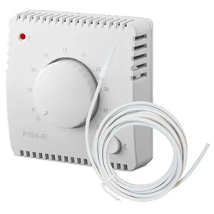 Termostat Elektrobock PT04-EI (PT04-EI) biely Termostat s čidlem s automatickým nočním útlumem teploty

Termostat vhodný pro podlahového vytápění s př