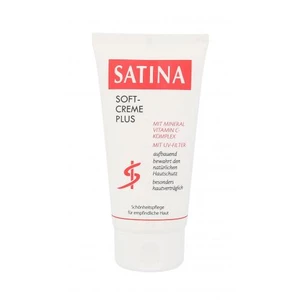 Satina Soft Cream Plus 75 ml denní pleťový krém pro ženy na suchou pleť; na normální pleť; výživa a regenerace pleti; s ochranným faktorem SPF