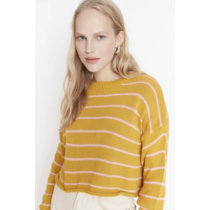 Trendyol Sweater - Yellow - Regular fit