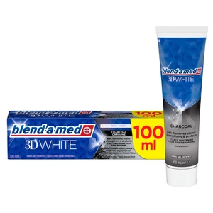 Blend-a-med 3D White Charcoal bieliaca zubná pasta s aktívnym uhlím 100 ml