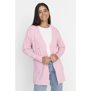 Trendyol Cardigan - Pink - Regular fit