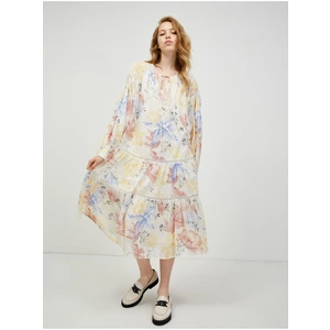 Vero MODA Sally Cream Floral Dress