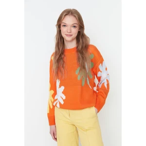 Trendyol Sweater - Orange - Regular fit